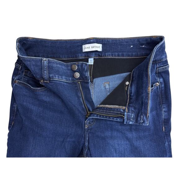 Lane Bryant Jeans Flex Magic Waistband Curvy Fit High Rise Boot Dark Wash 14 S - Picture 6 of 12